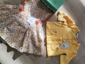 Ensemble robe gilet neuf