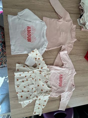 Lot de t-shirts manches longues bébé fille 3 mois