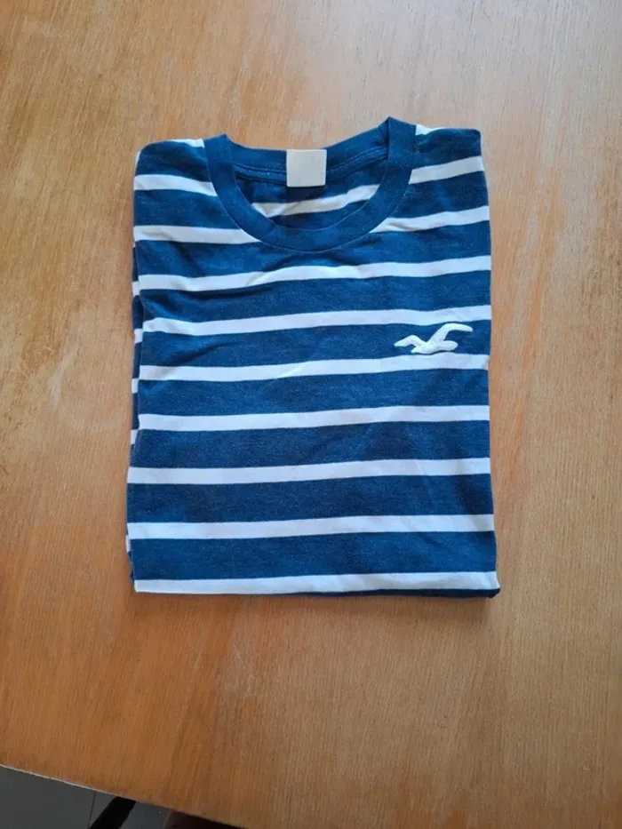 T shirt rayé hollister