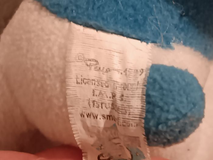 Peluche stroumph smurf - photo numéro 3