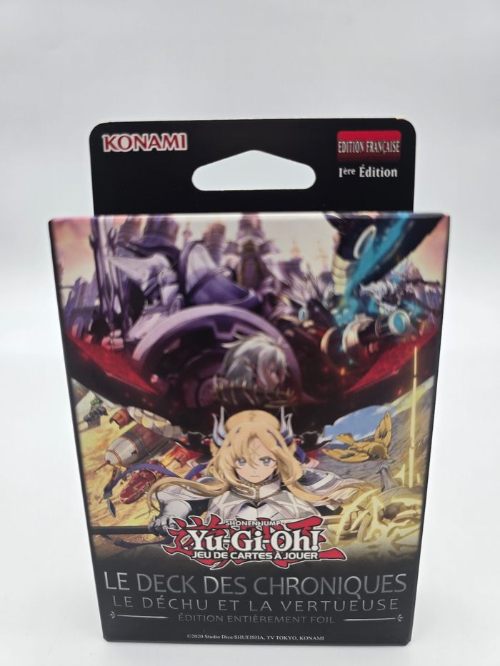 Yu-Gi-Oh- deck des chroniques- le déchu et la vertueuse FR
