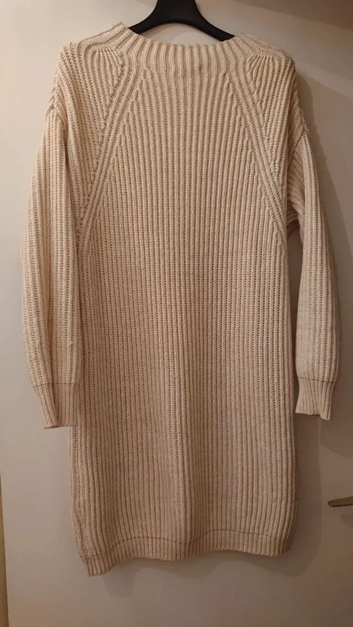 Robe pull beige - photo numéro 2