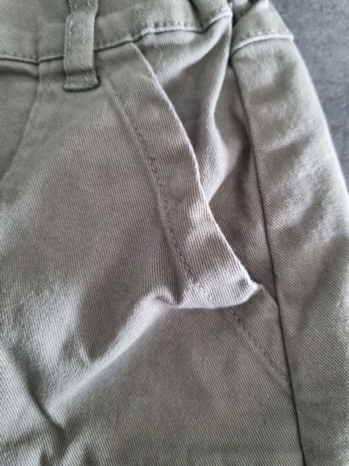 Jupe élastiquée à poches fille - Taille 5/6 ans (116cm) - H&M - Kaki - photo numéro 7