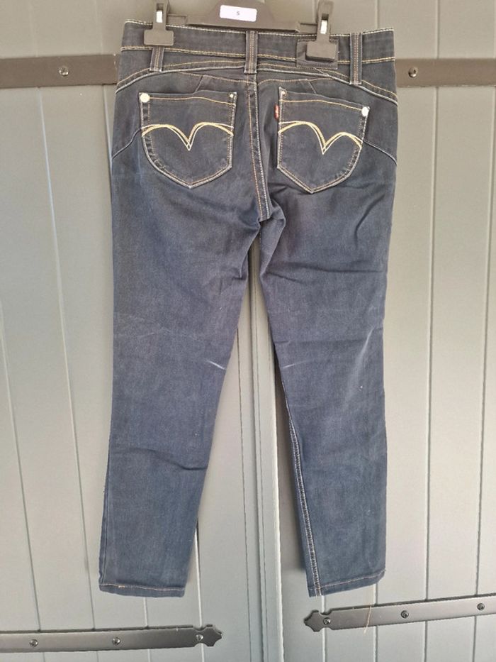 Jeans levis skinny foncé taille 27 - photo numéro 4