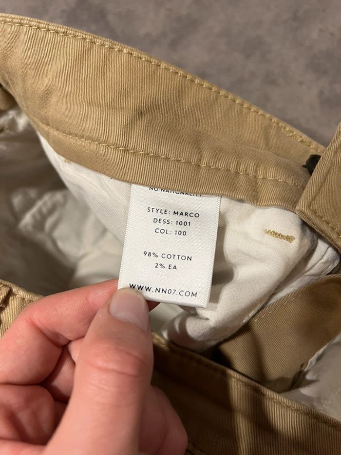 Pantalon chino NN07 Marco slim w33 l32 marron - photo numéro 6