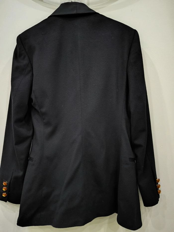 Veste costume noir taille 42 laine verri - photo numéro 4