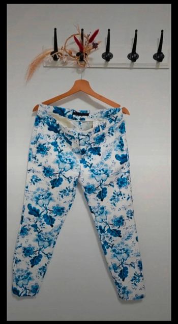 Pantalon fleuri Rubik carré