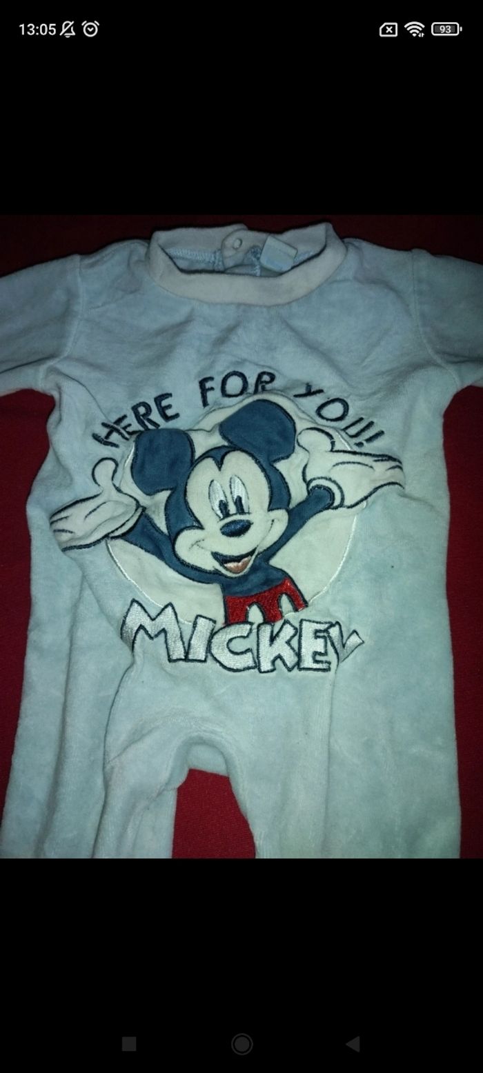 Pyjama bébé Mickey e12 - photo numéro 2