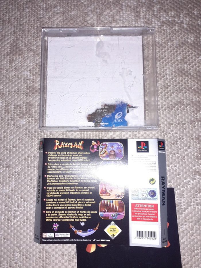 Playstation 1 ps1 rayman - photo numéro 2