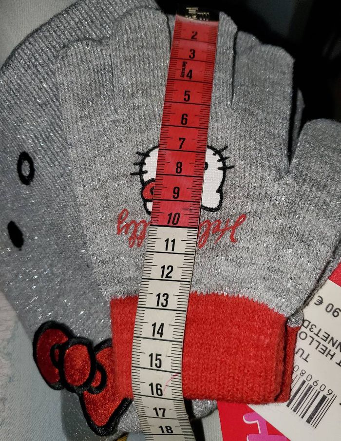 Hello kitty ensemble gants et bonnet taille unique - photo numéro 7