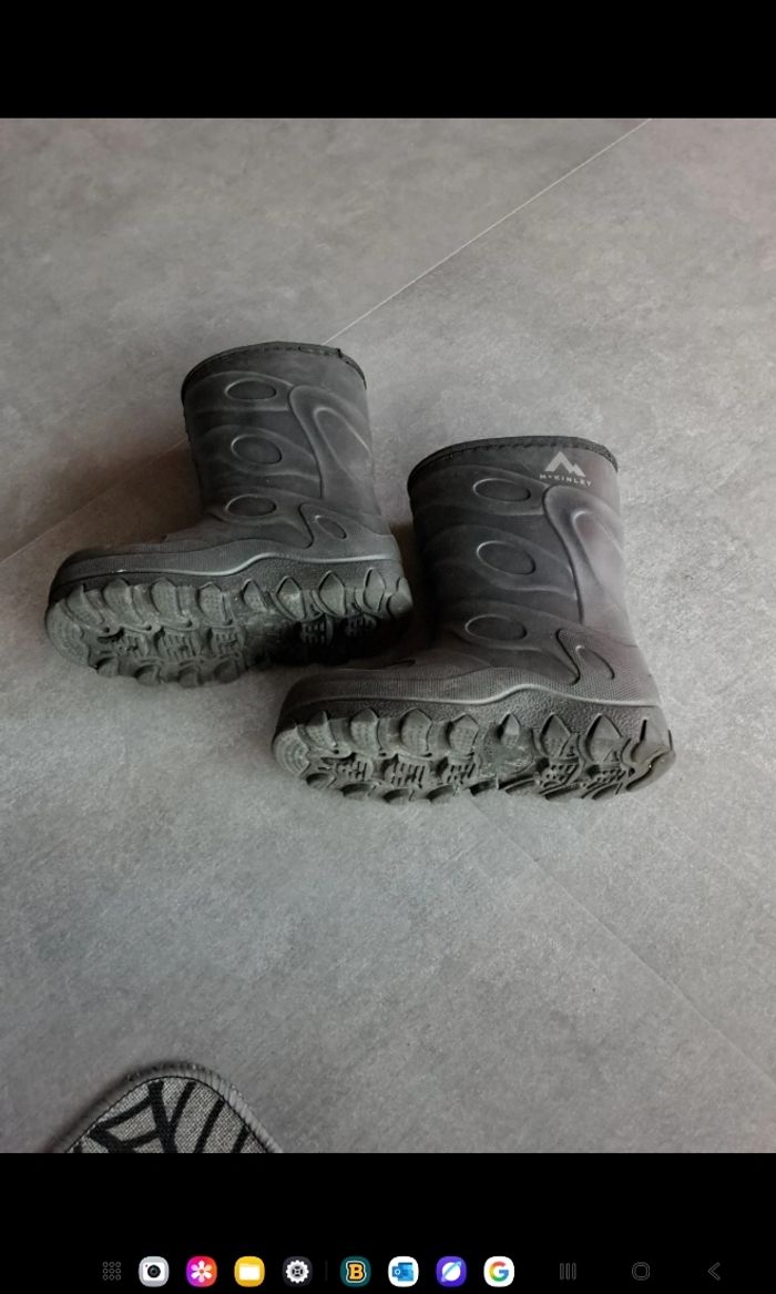 Lot  T25 bottes de pluie neuves Solognac et après-ski Mc Finley en parfait état - photo numéro 4