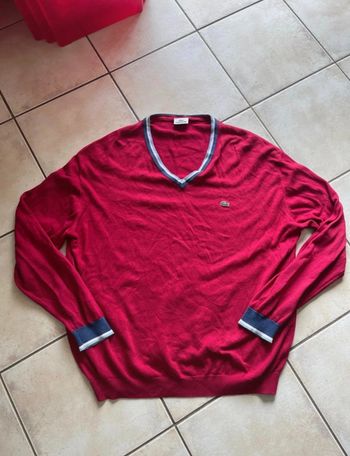 Pull col V Lacoste