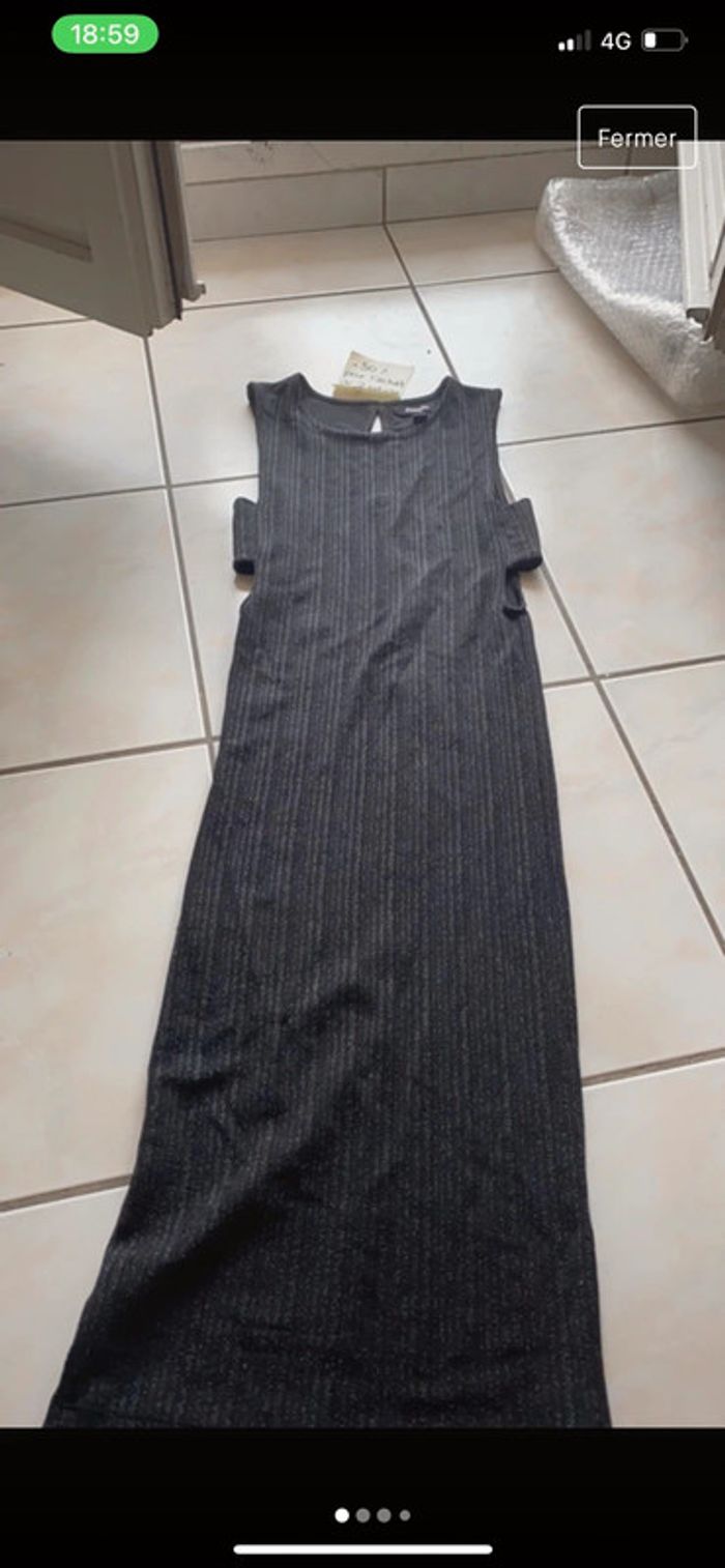 Robe crayon brillante xs