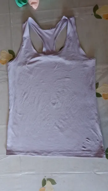 Débardeur sport Domyos violet