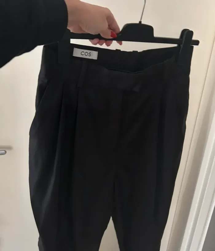 Cos pantalon, noir, femme, taille 38 - photo numéro 4