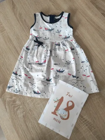 Robe bebe fille cap au large