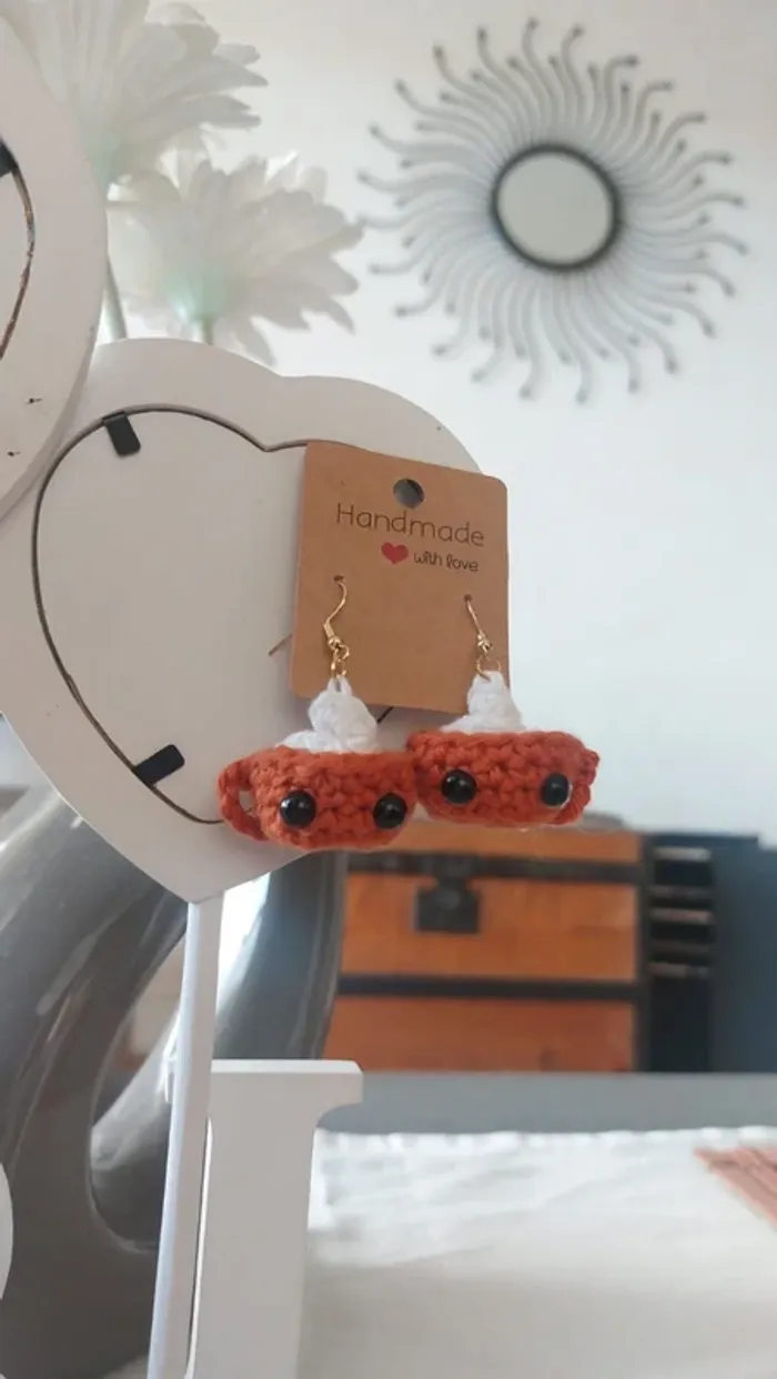 boucles d'oreilles pumpkin spice latte - photo numéro 4
