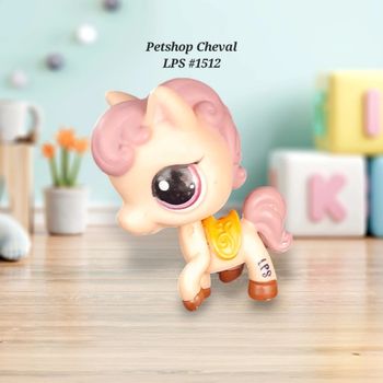 Little Petshop Cheval Horse LPS #1512 Hasbro