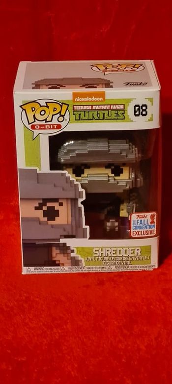 Funko Pop 8-Bit Shredder #08 2017 Fall Convention Exclusive