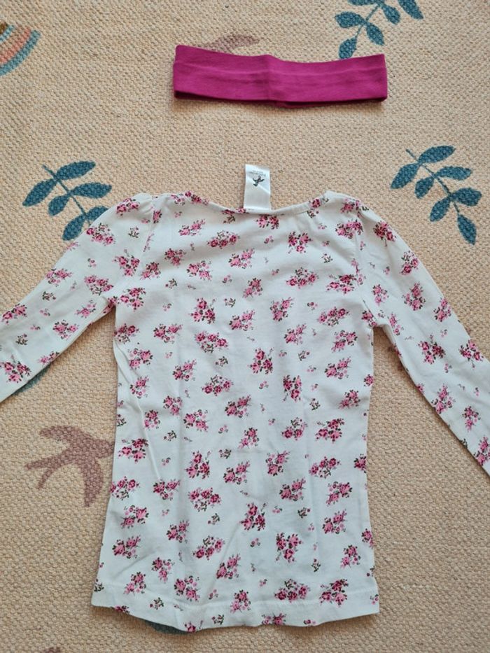 T-shirt pretty 18 mois + bandeau - photo numéro 6