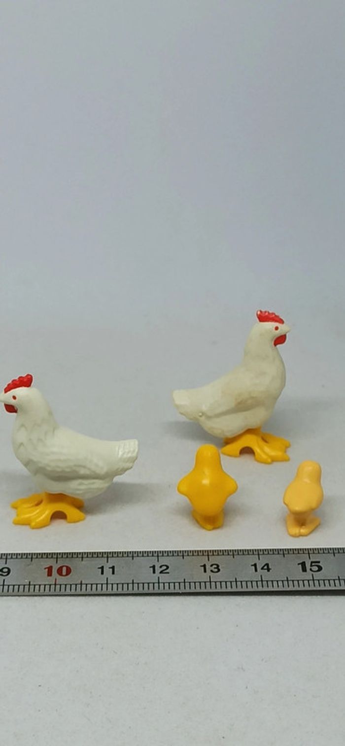Poules blanches et poussins playmobil - photo numéro 3