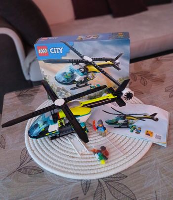L'Hélicoptère des Urgences Lego City 60405