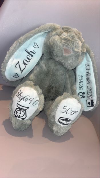Lapin souvenir de naissance