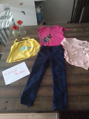 Lot bébé fille sergent major 3 ans