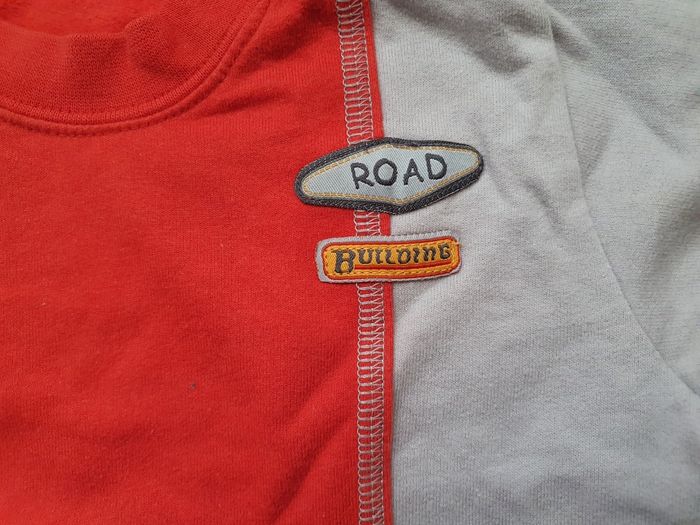 T.shirt manches longues rouge et gris Tupfel 12 mois - photo numéro 2