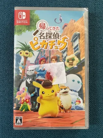 NEUF sous blister jeu vidéo Nintendo Switch Pokémon Détective Pikachu
