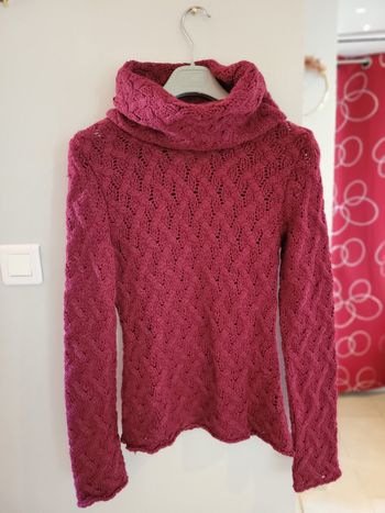 Pull bordeaux Kiabi