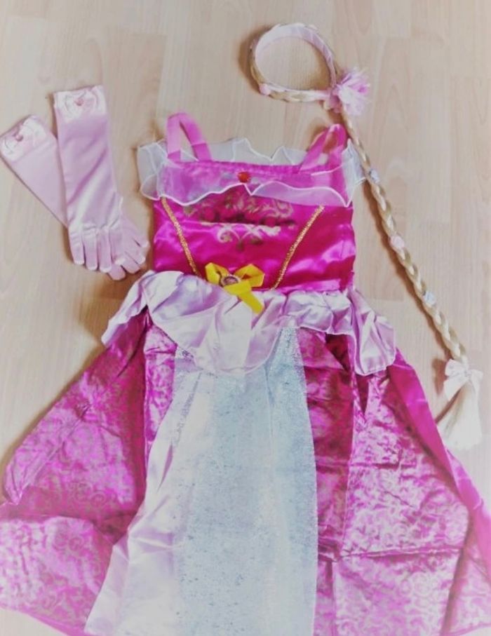 Déguisement Robe Princesse Rose et accessoires 4ans - photo numéro 7