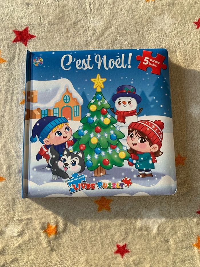 Mon Premier Livre Puzzle C’est Noël!, édition Phidal