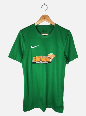 Maillot Nike Vert Manches Courtes - Taille S - Floqué Globus Baumarkt