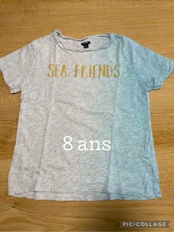 T-shirt manches courtes 8 ans