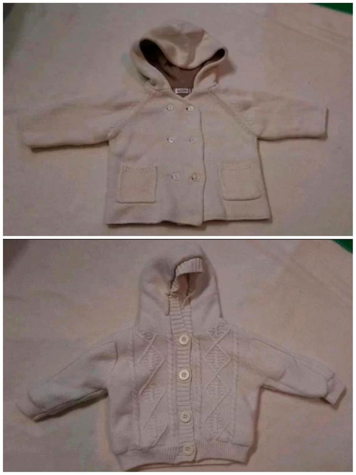 lot gilets mixte épais taille 6 mois