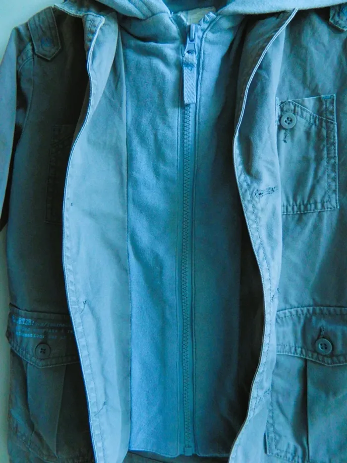 Veste à capuche "Tout compte fait" T 6 ans - photo numéro 5