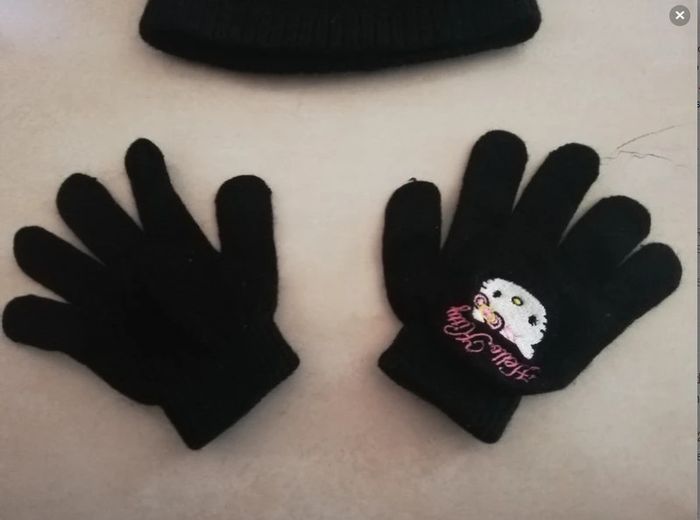 Bonnet et gants Hello kitty T4ans - photo numéro 2