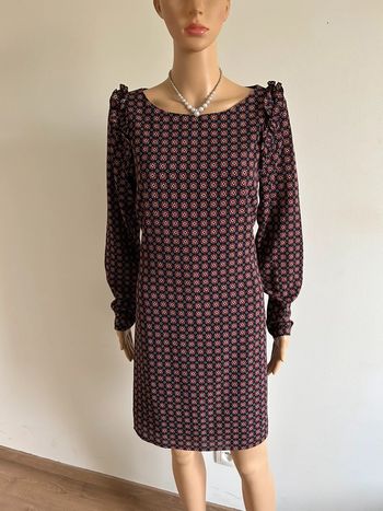 Robe imprimée à manches longues Molly Bracken taille M comme neuve