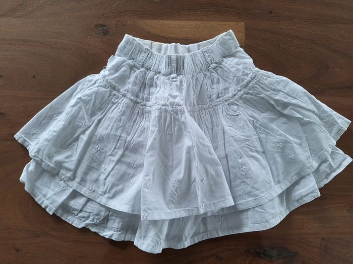 Jupe blanche Okaidi 6 ans