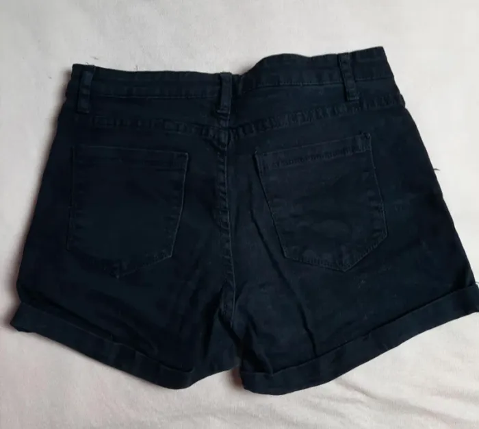 Short jeans taille haute femme taille haute taille 34 - photo numéro 2