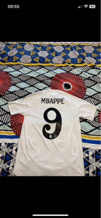 M bappe réal Madrid authentique