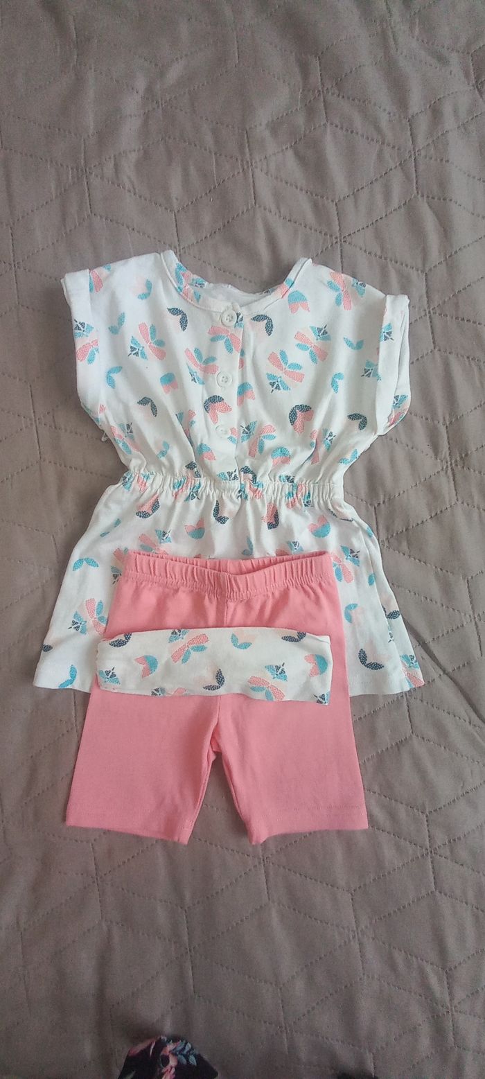 Ensemble fille 6 mois