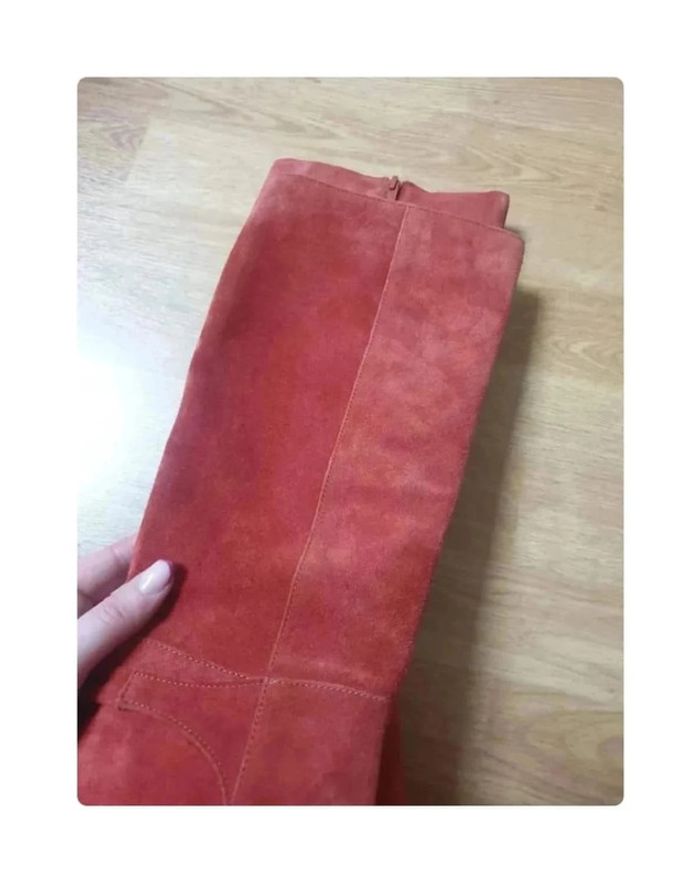 Magnifique bottes hautes en cuir prix neuf 169,00 euros - photo numéro 7