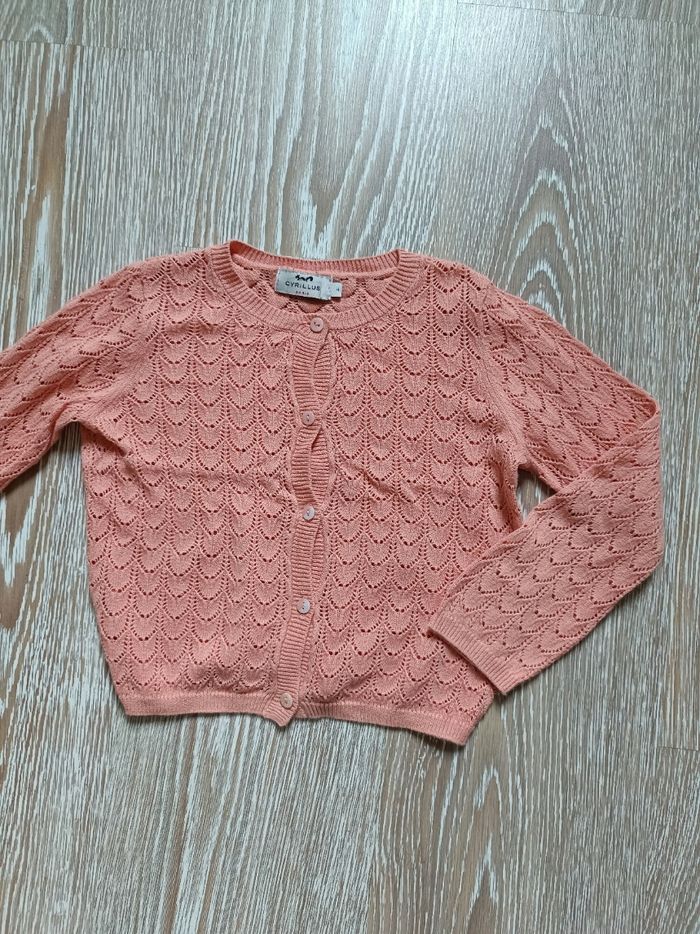 Gilet pointelle 4 ans cyrillus