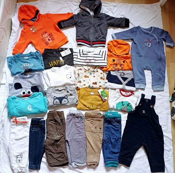 Lot de vêtements taille 6 mois