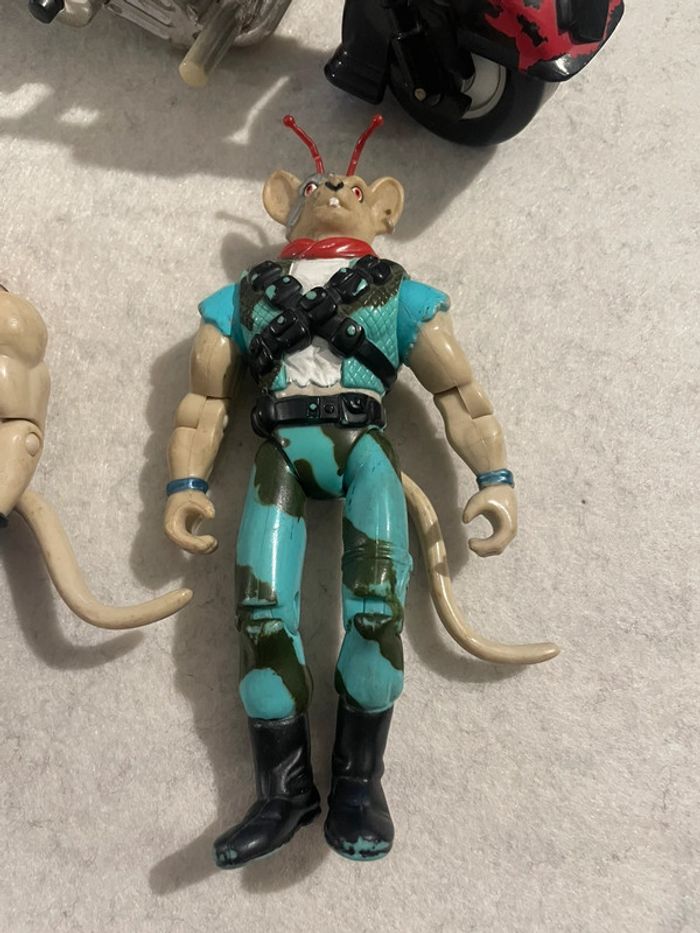 Lot Figurine + Moto Biker Mice From Mars Vintage - photo numéro 3