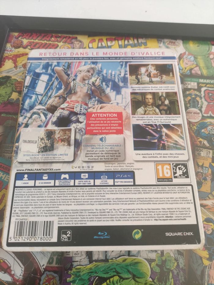 Final Fantasy XII The Zodiac Age PS4 Steelbook - photo numéro 7