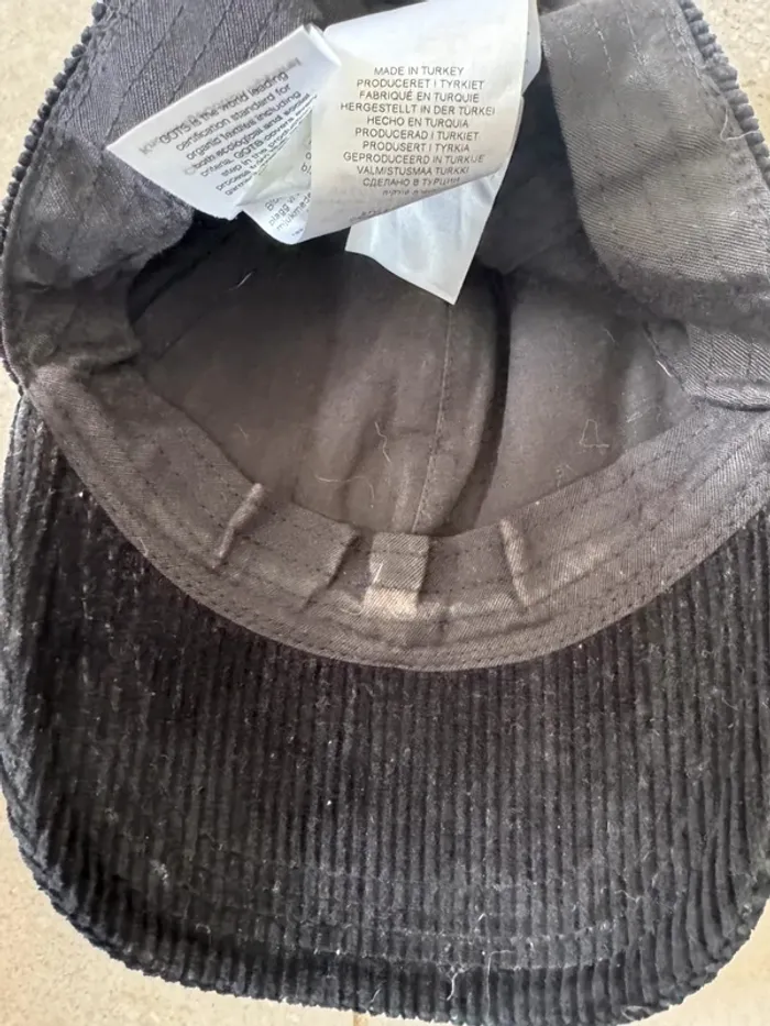 Casquette noire Knowledge cotton Apparel, très bon état, taille unique - photo numéro 4