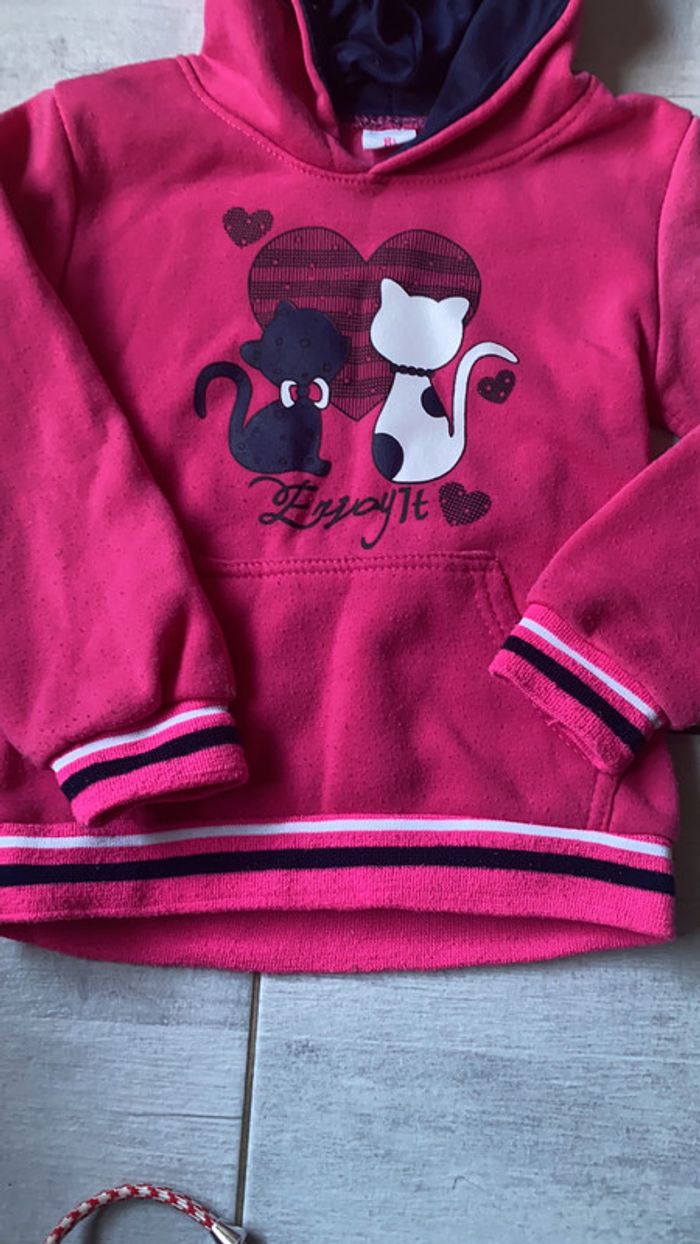 Sweat à capuche imprimé - photo numéro 4